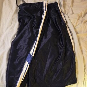 Tek Gear Black Athletic Wrap Shorts with Slit